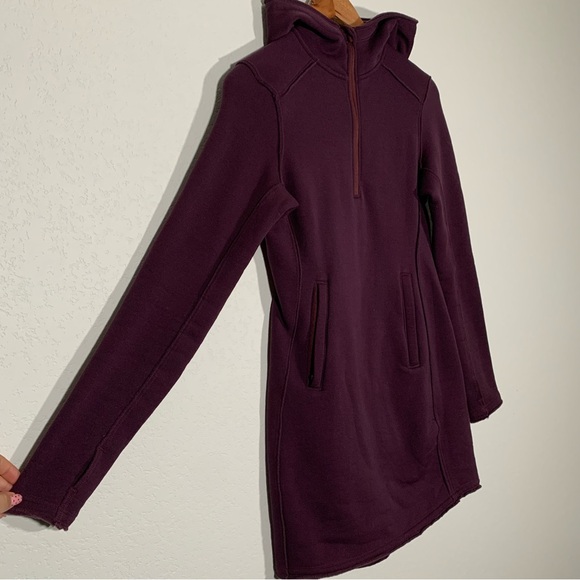 Title Nine Rainier Long Sleeve Dress Color Port Size XS - Picture 7 of 16